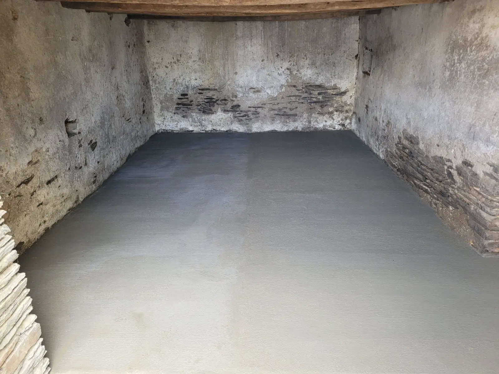 photo d'une belle dalle bien lisse réalisée par Christophe Daval CJAL